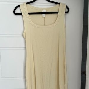 H&M Yellow TankTop Dress